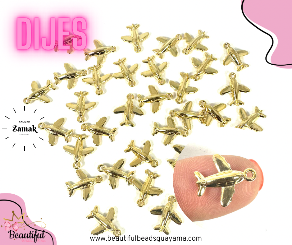 Zamak Mini Avion 2pc