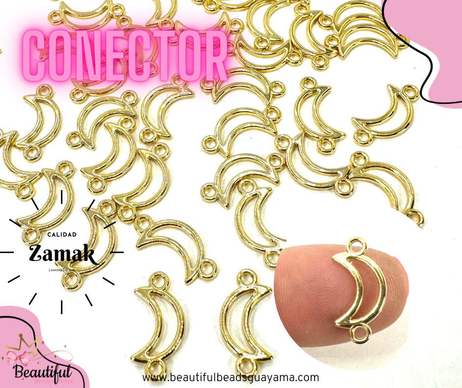 Zamak Conector Luna 2pc
