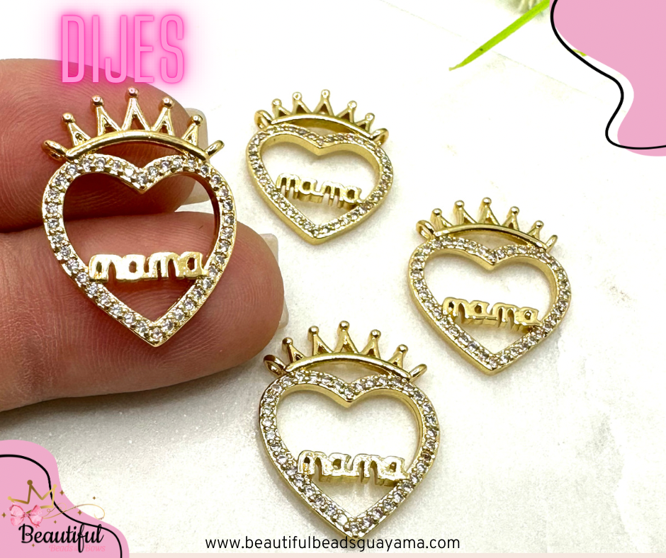 18KGP Mama Crown 1pc