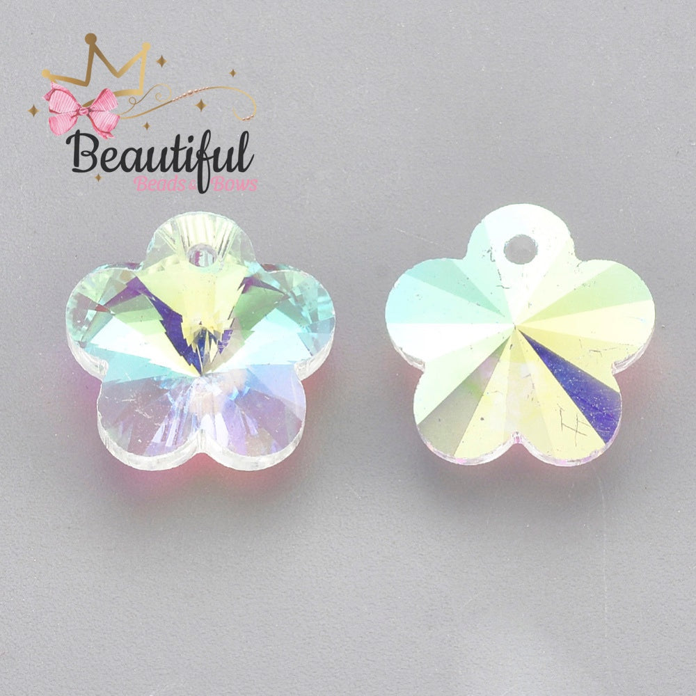 Flower Glass Crystal AB