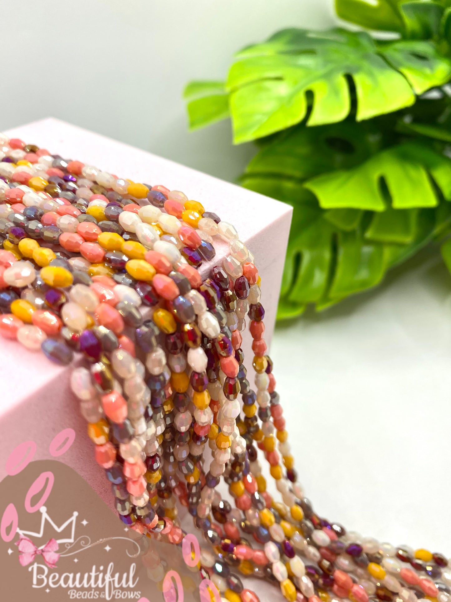 Crystal Faceted Rice