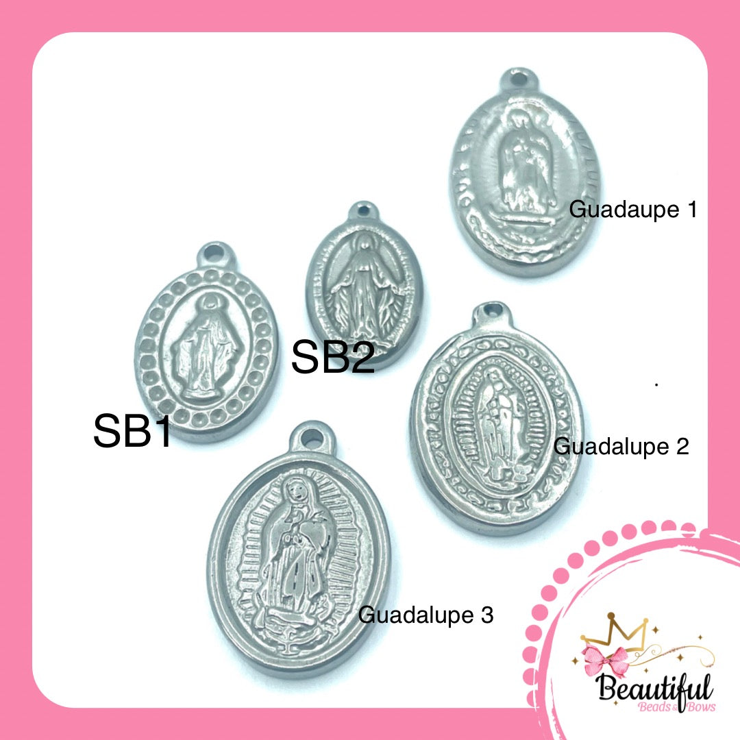SS304 Saint Medal Pendant