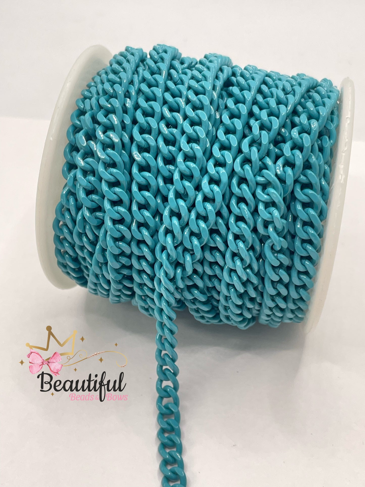 Enamel Cuban Style Chain Ft.