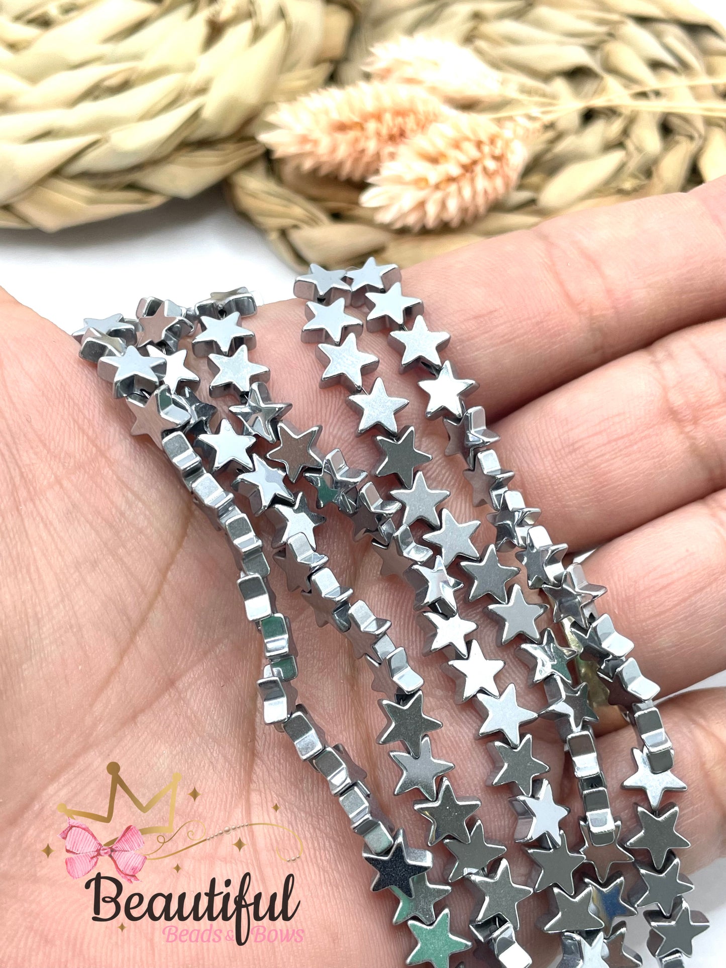 Star Hematite Strand
