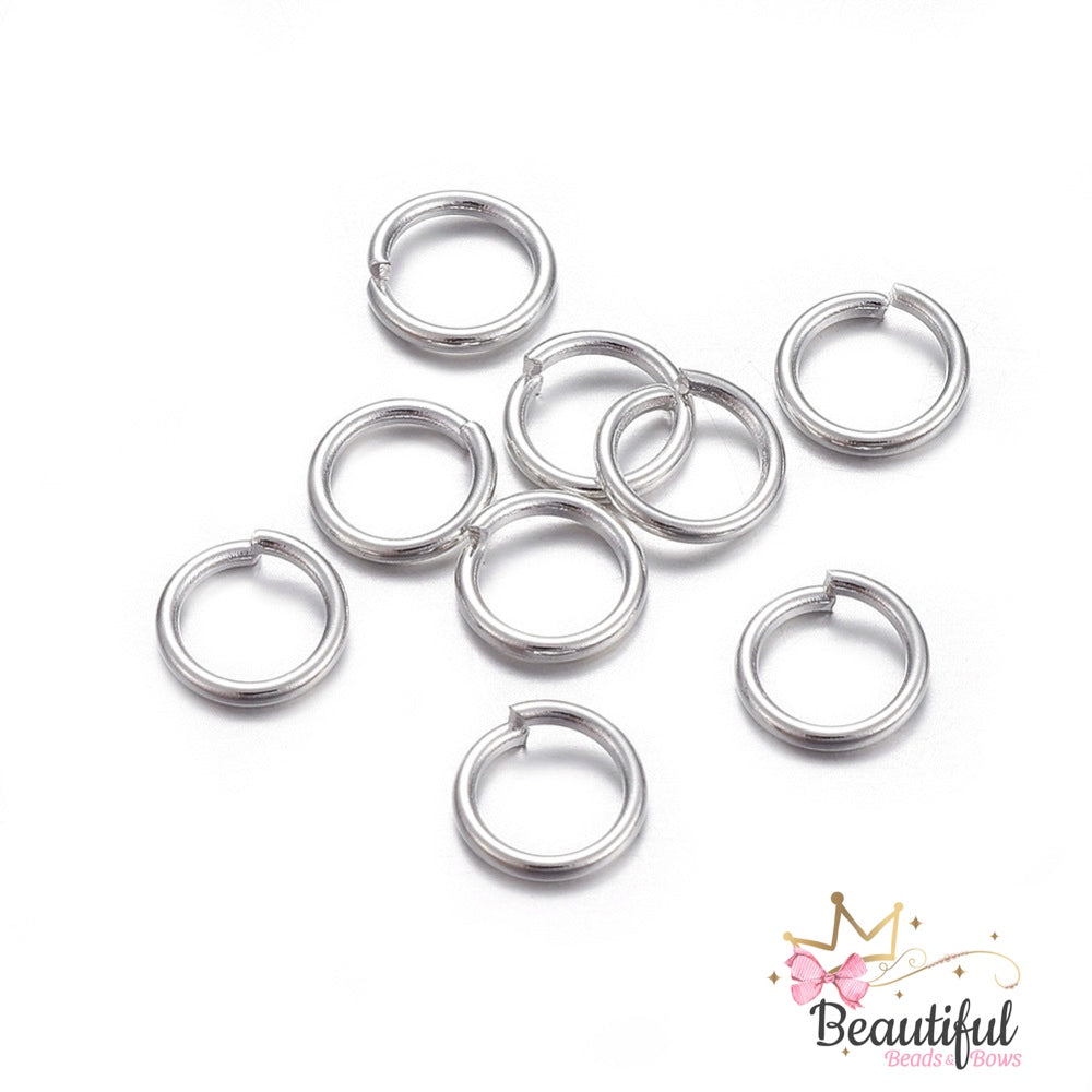 SS Argollas 6x0.8mm 15pcs