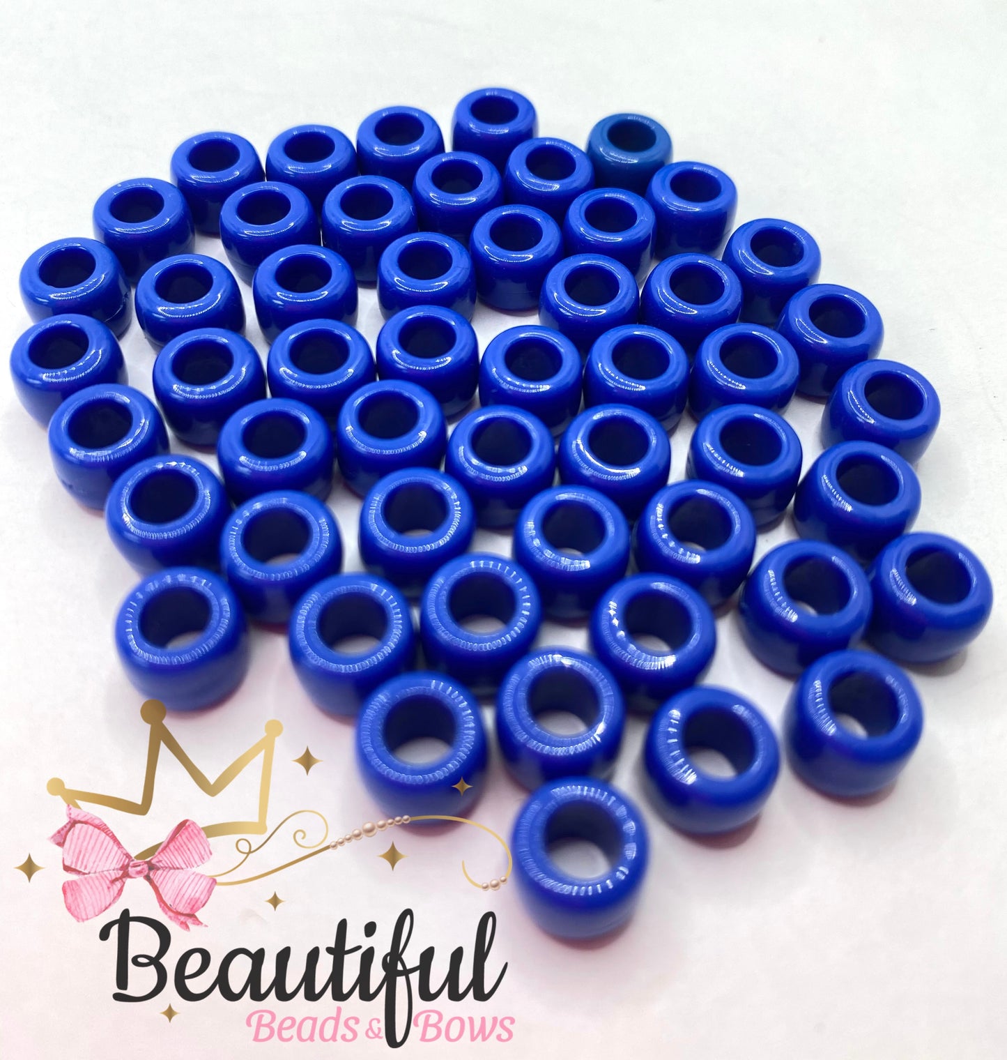 Acrylic European Beads 50pc