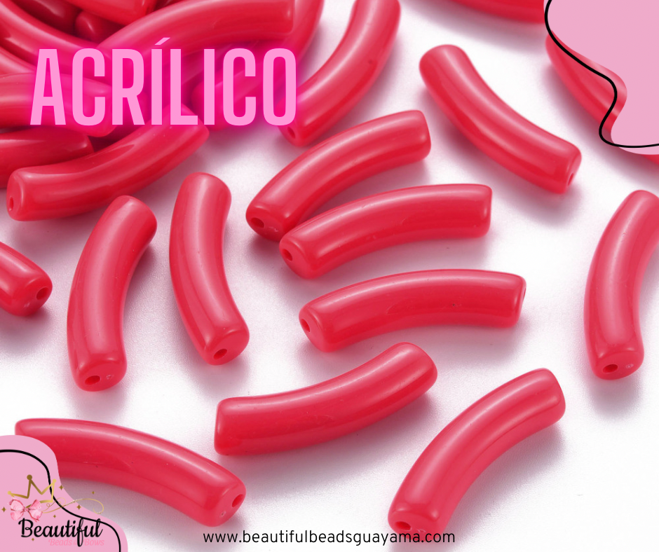 Acrylic Curved Tube 15pc