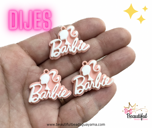 Dije Barbie Peach 1pc