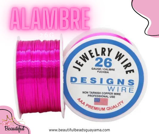 Alambre 26G en Colores 30yrd