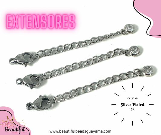 18KSP Extensor w/clasp 2pc