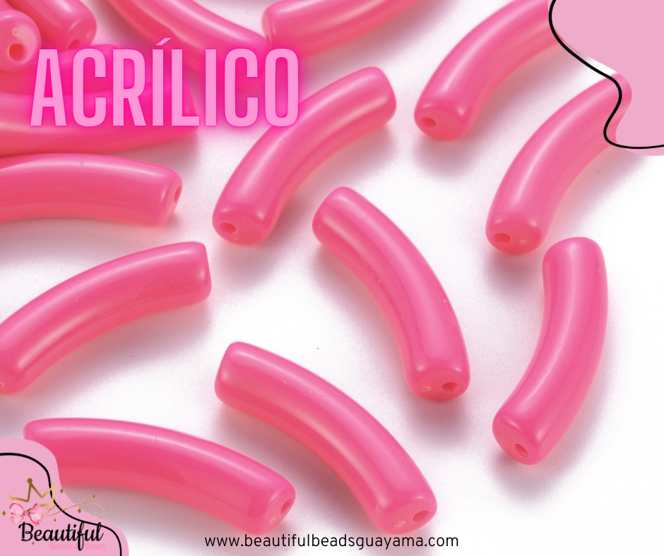 Acrylic Curved Tube 15pc