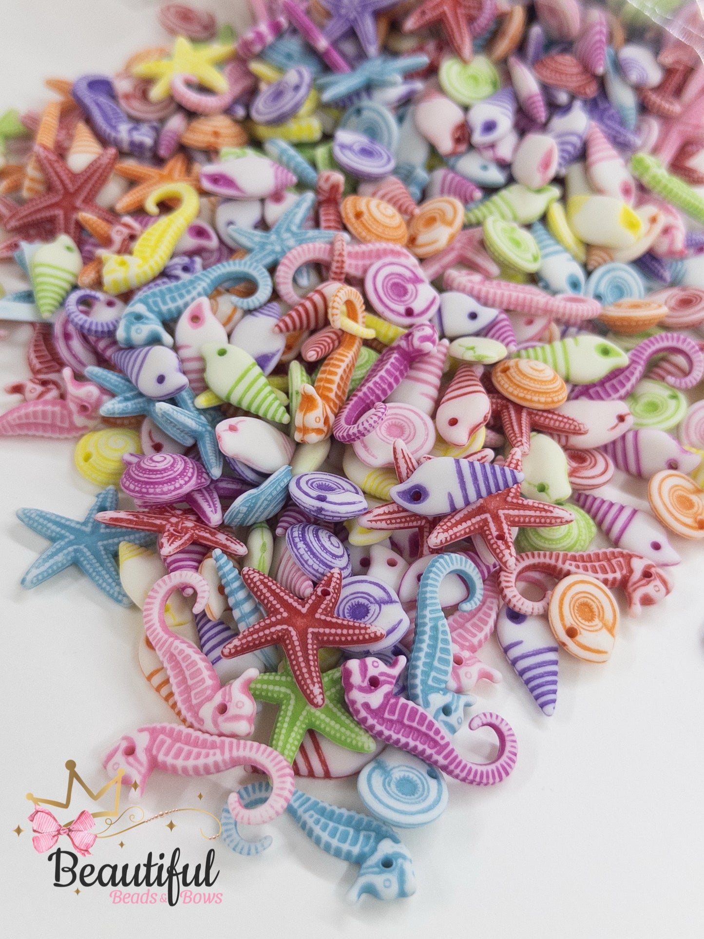 Acrylic Ocean Mix 20pc