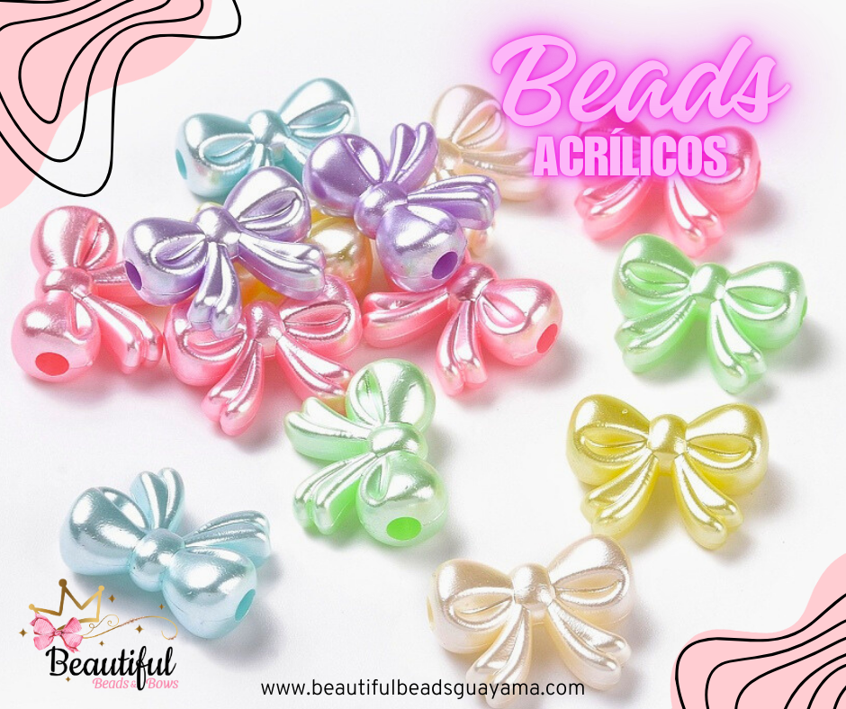 Acrylic Bowknot 15pc