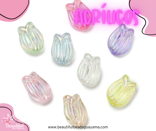 Acrylic Tulipan Mix 12pc