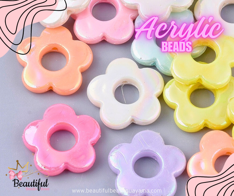 Acrylic Frame Flower 20pc