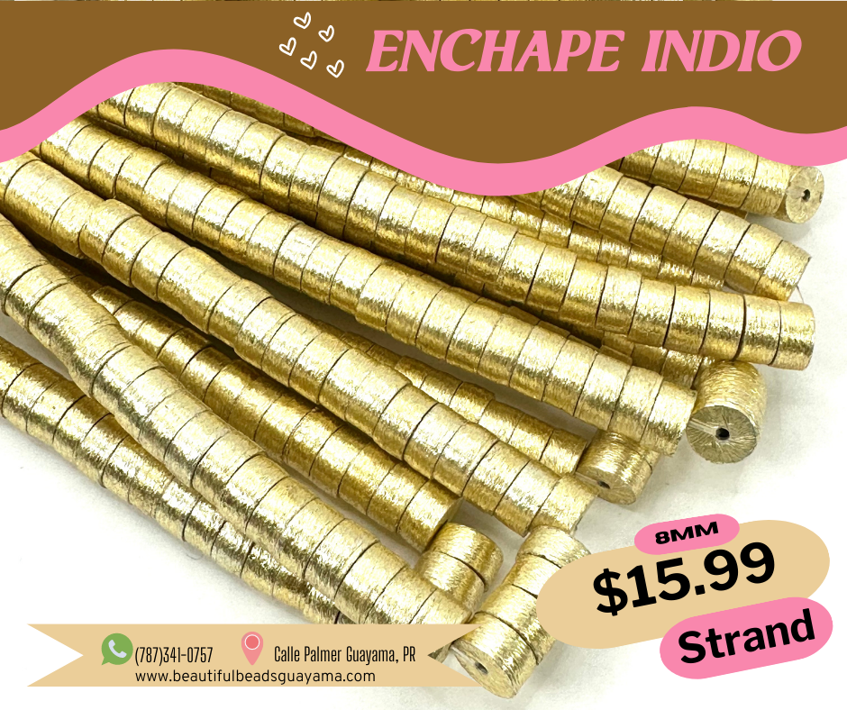 Metal Flat Round 8mm