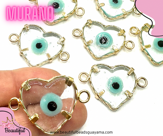 Murano Heart Connector