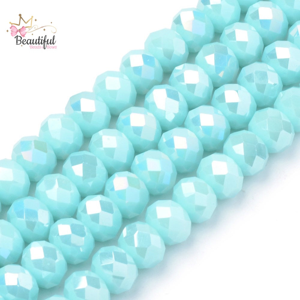 Rondelle Facetado de 8mm