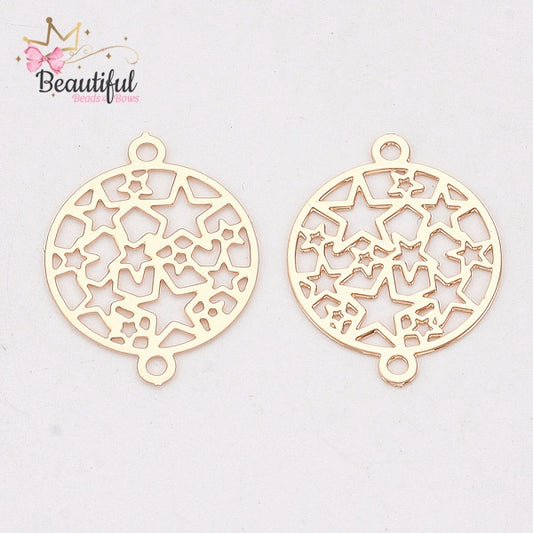 SS Round Star Conn 4pc