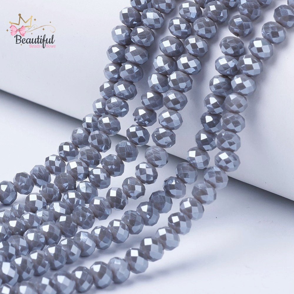 Rondelle Facetado de 8mm