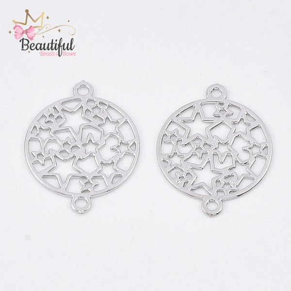 SS Round Star Conn 4pc