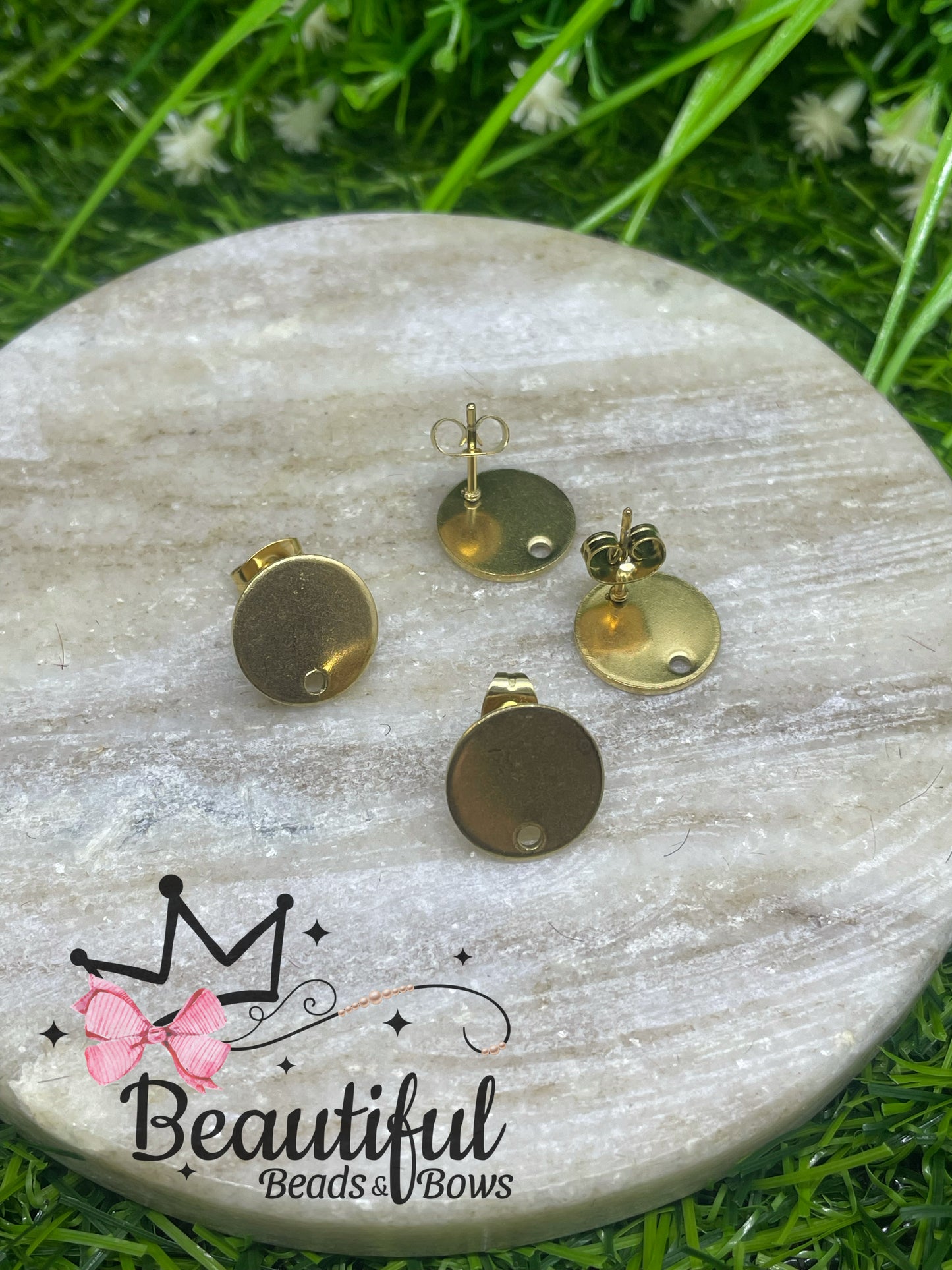 SS Flat Round Stud (13mm)