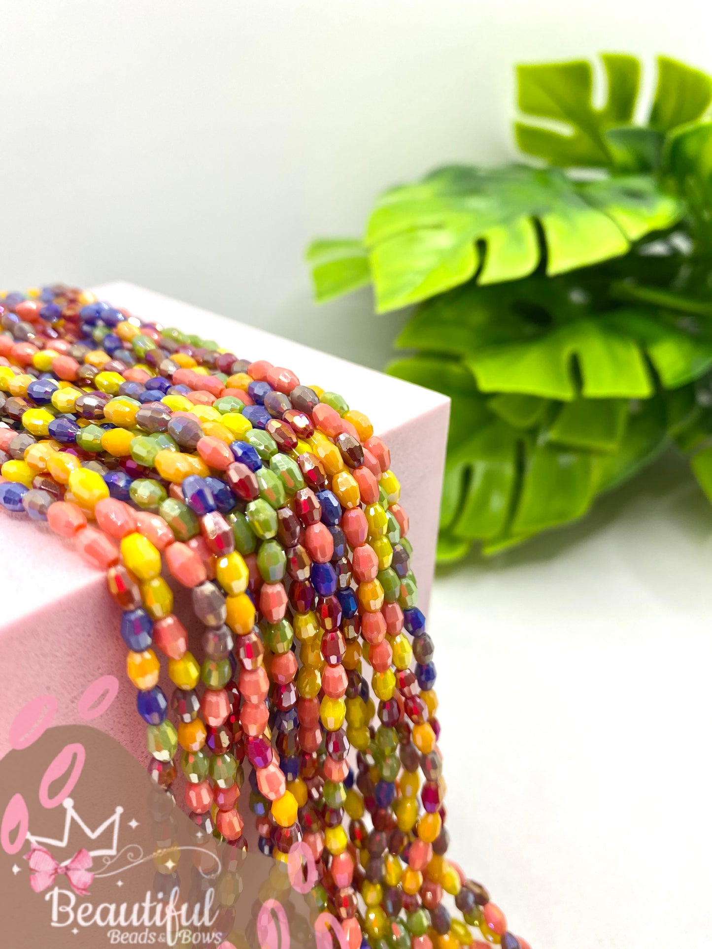 Crystal Faceted Rice