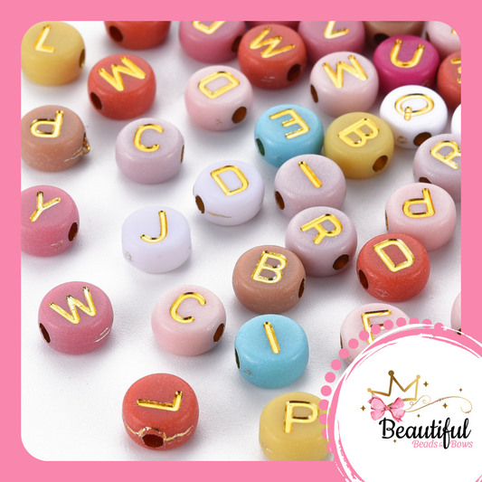 Acrylic Beads Letter