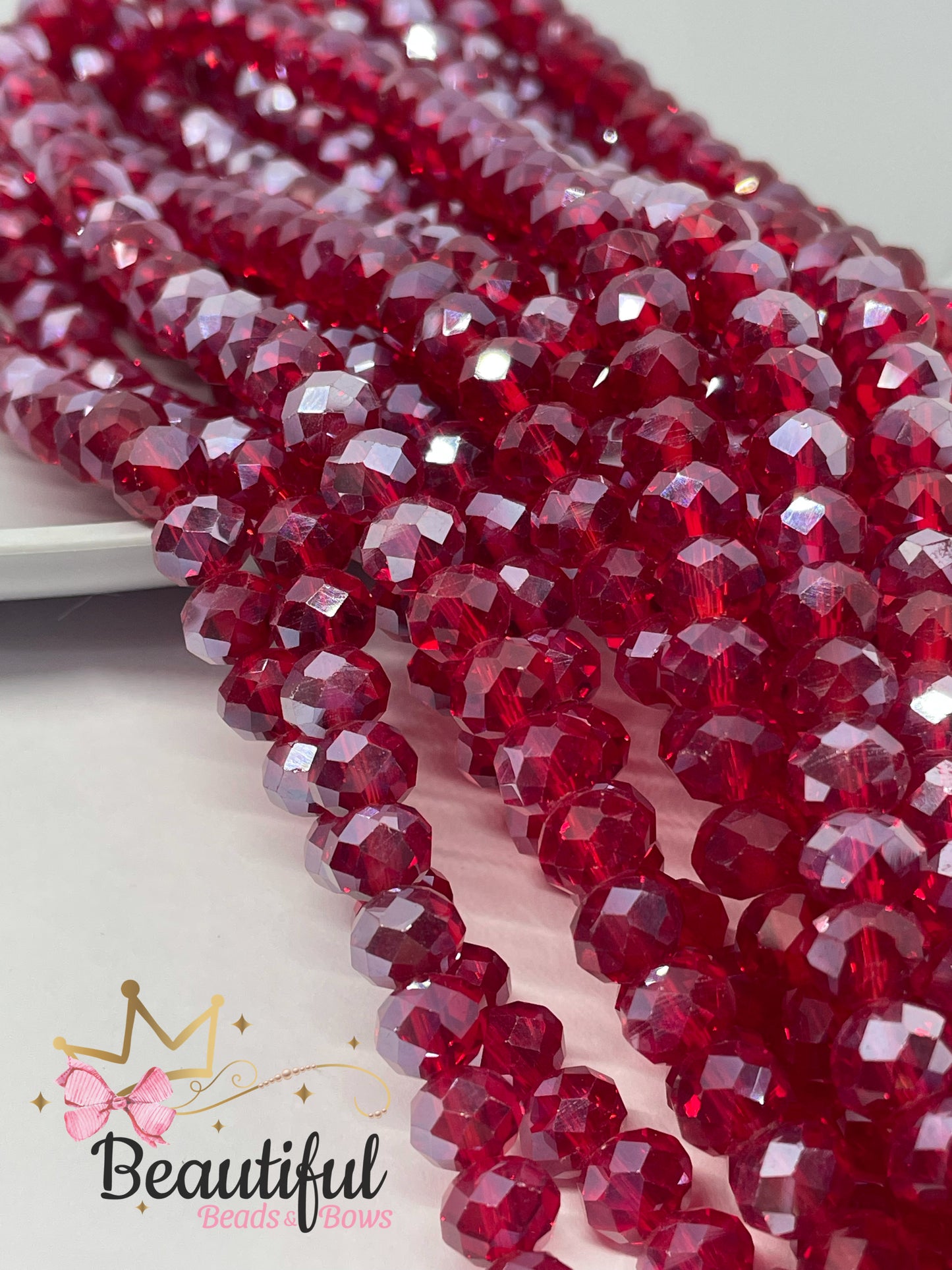 Rondelle Facetado de 8mm