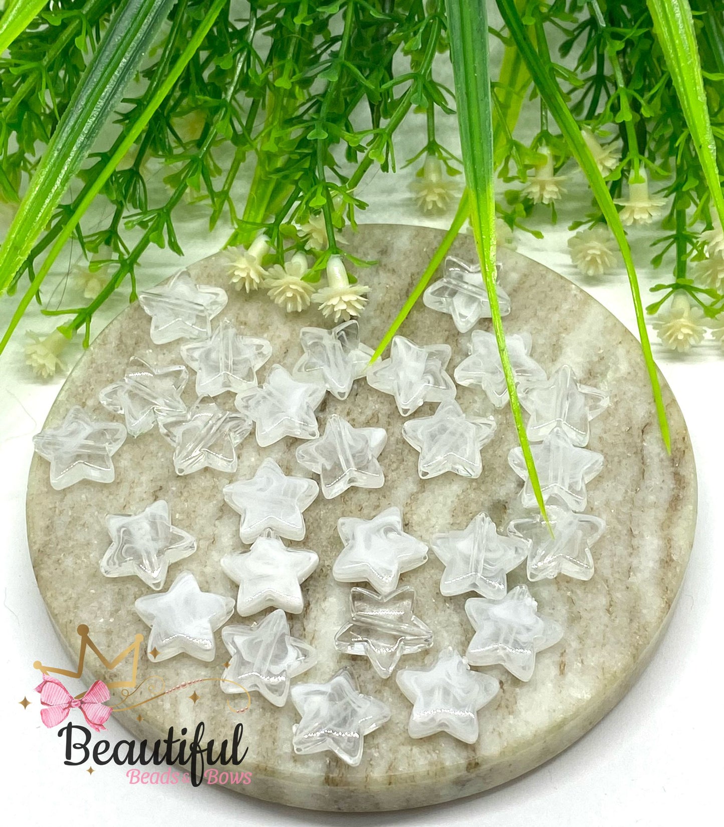 Clear Acrylic Star 12pc