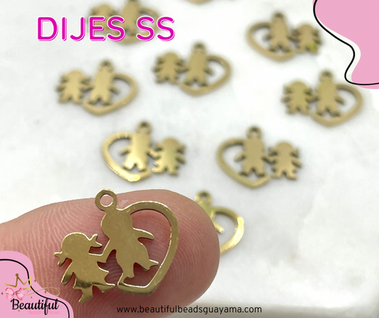 201SS Human & Heart 1pc