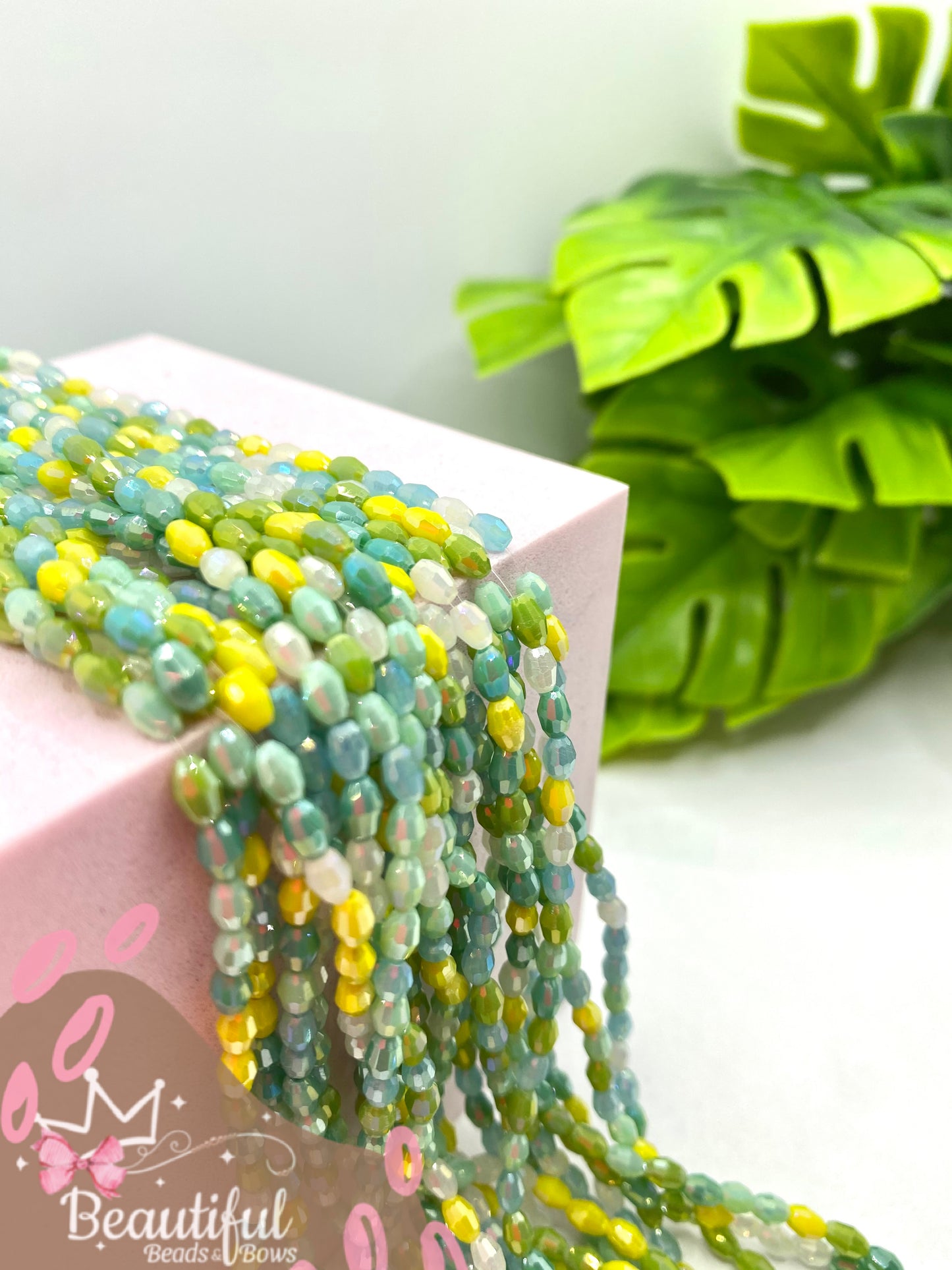 Crystal Faceted Rice