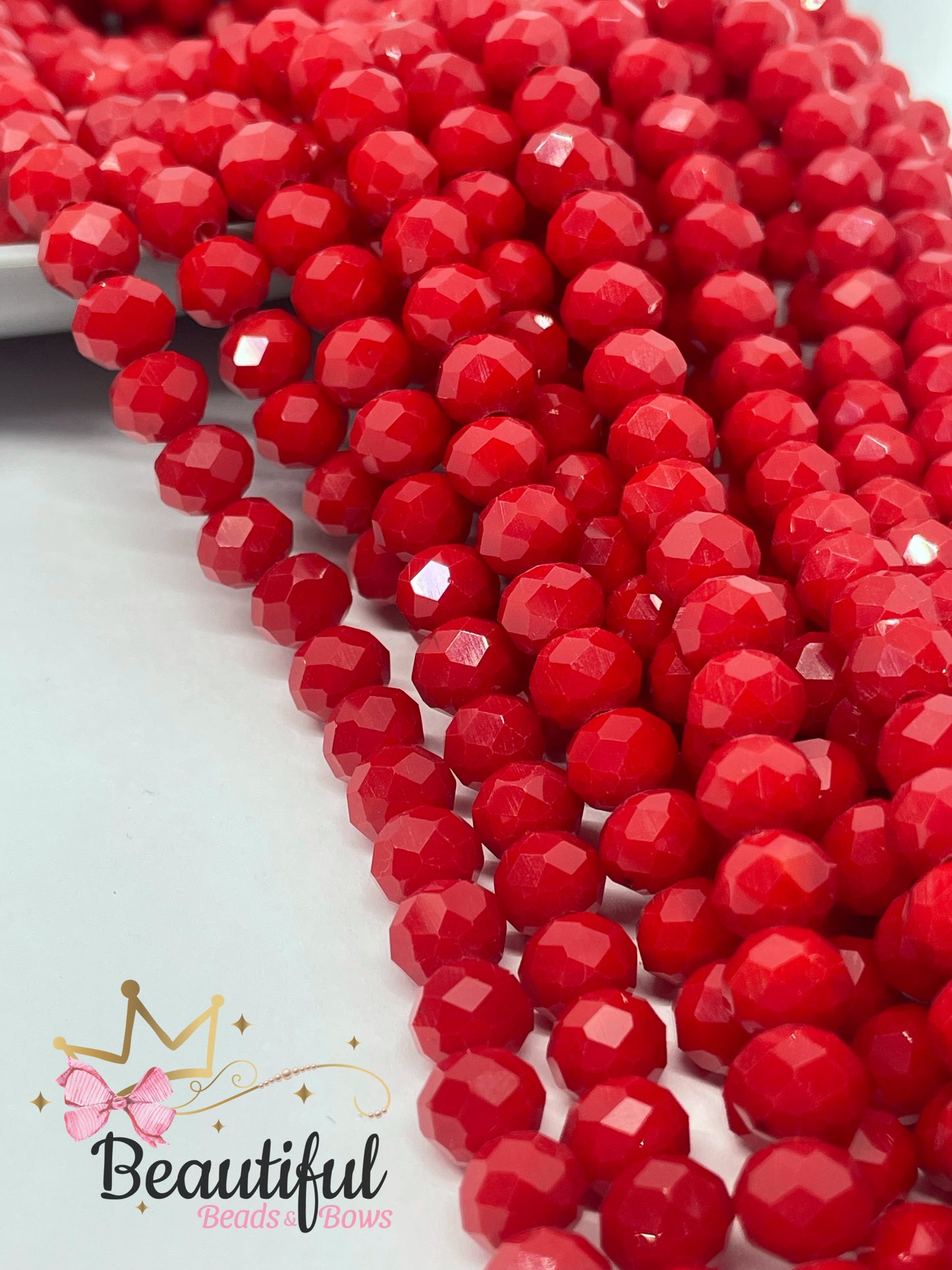 Rondelle Facetado de 8mm