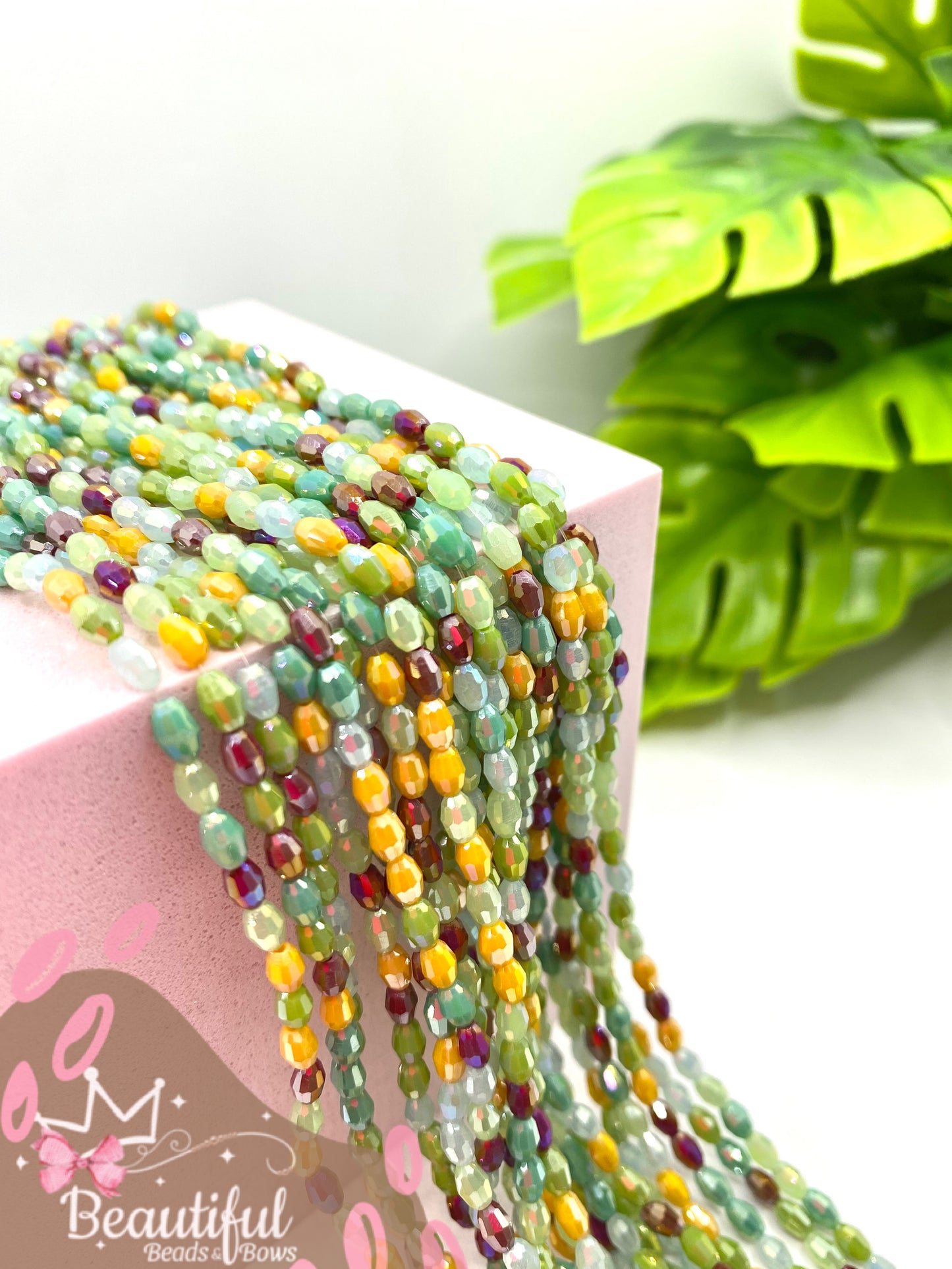 Crystal Faceted Rice