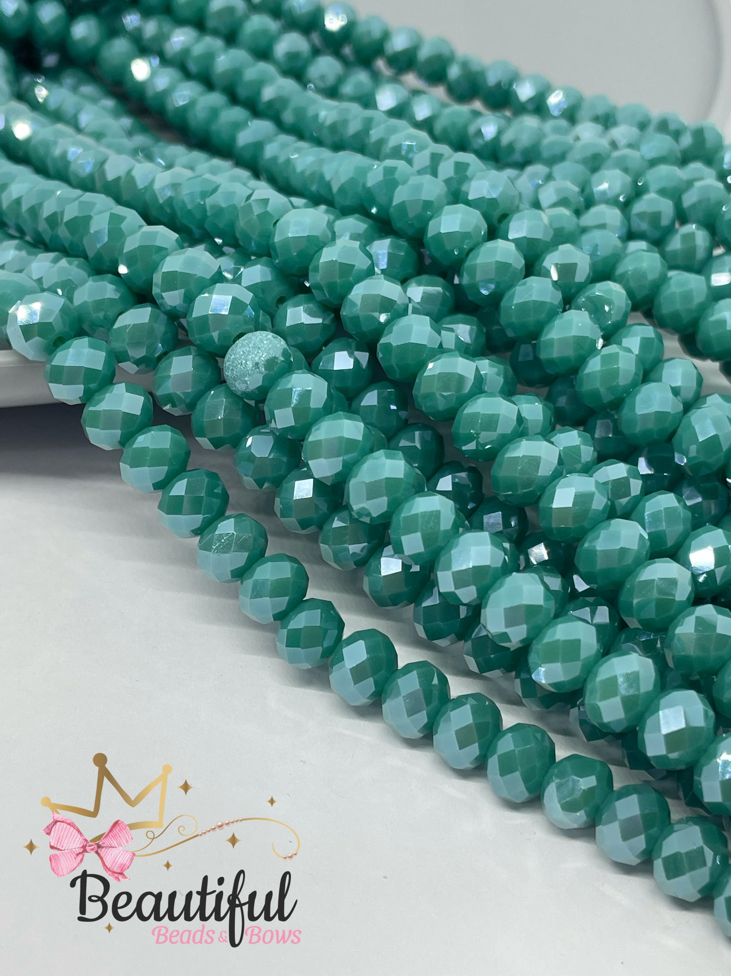 Rondelle Facetado de 8mm