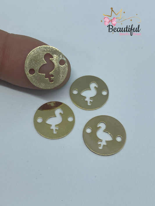 Flamingo Bird circle connector