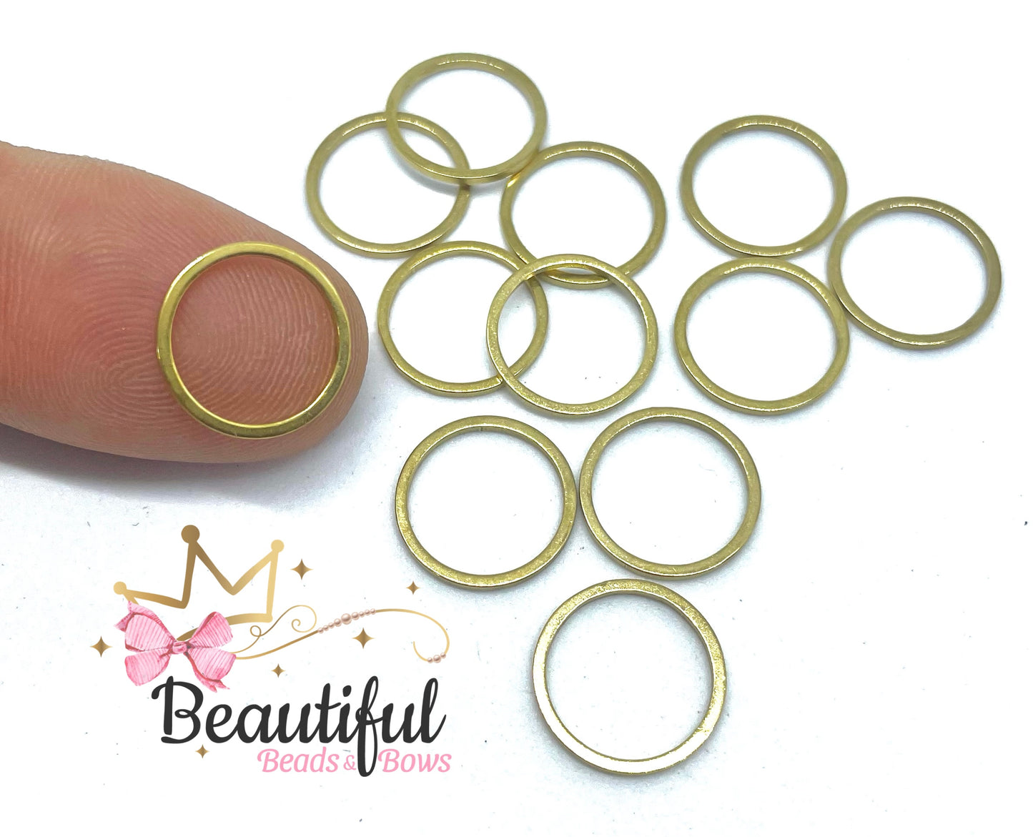 SS Link Round Connector 6pc