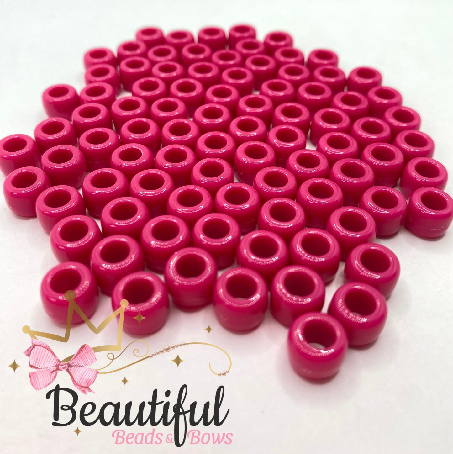 Acrylic European Beads 50pc