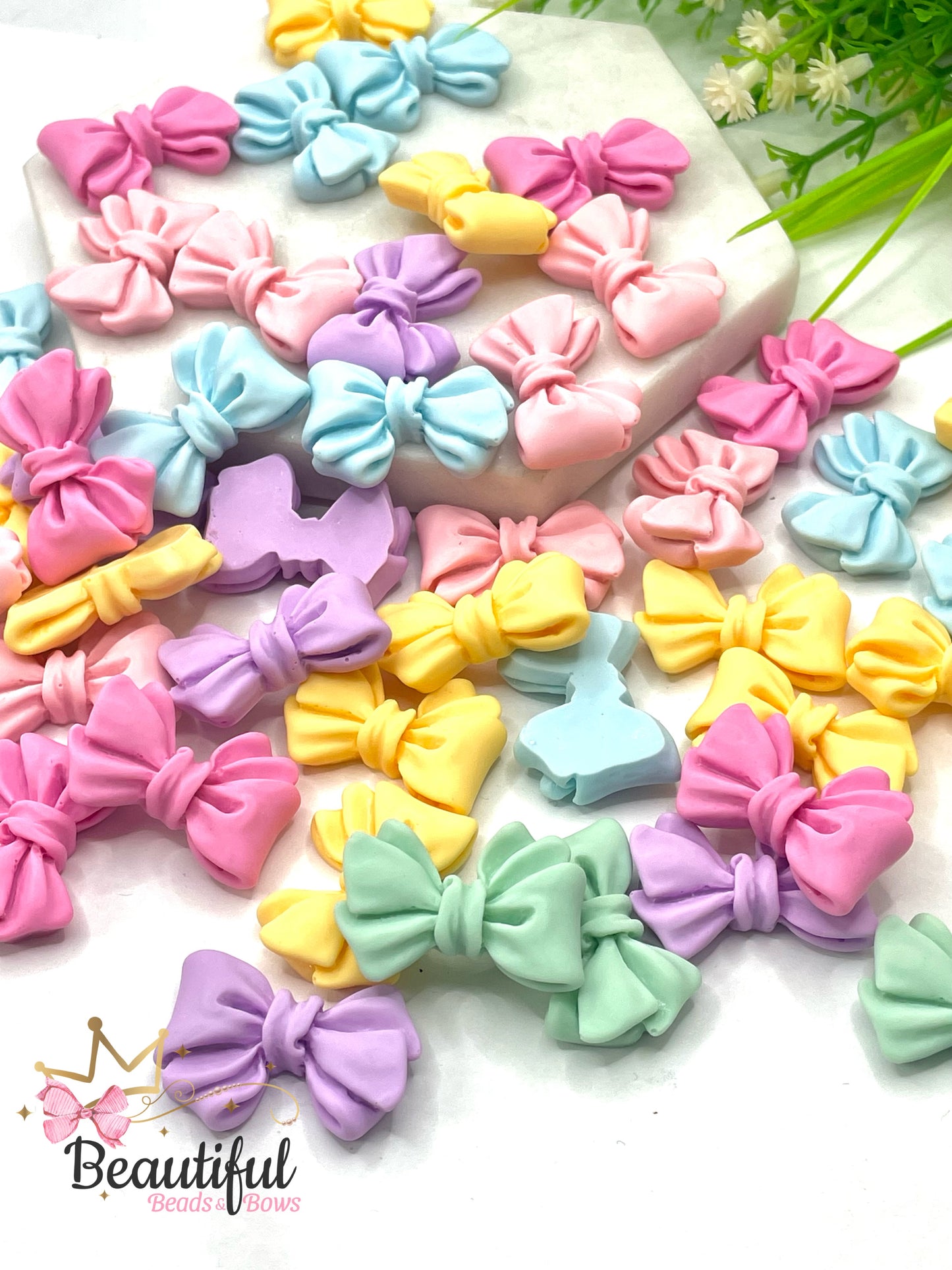 Resin Bowknot 5pc