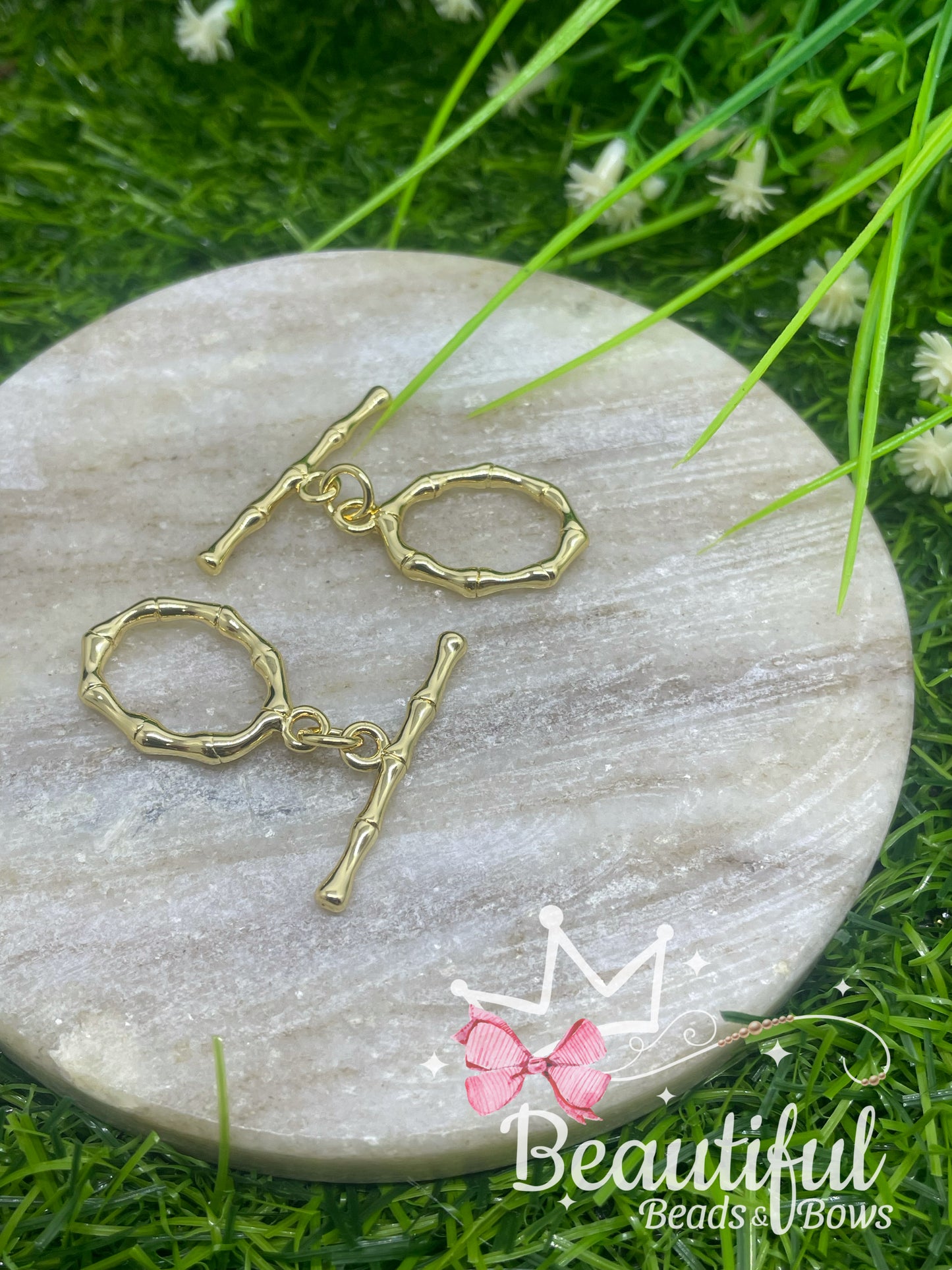 Cierre Toggle Bar 18k